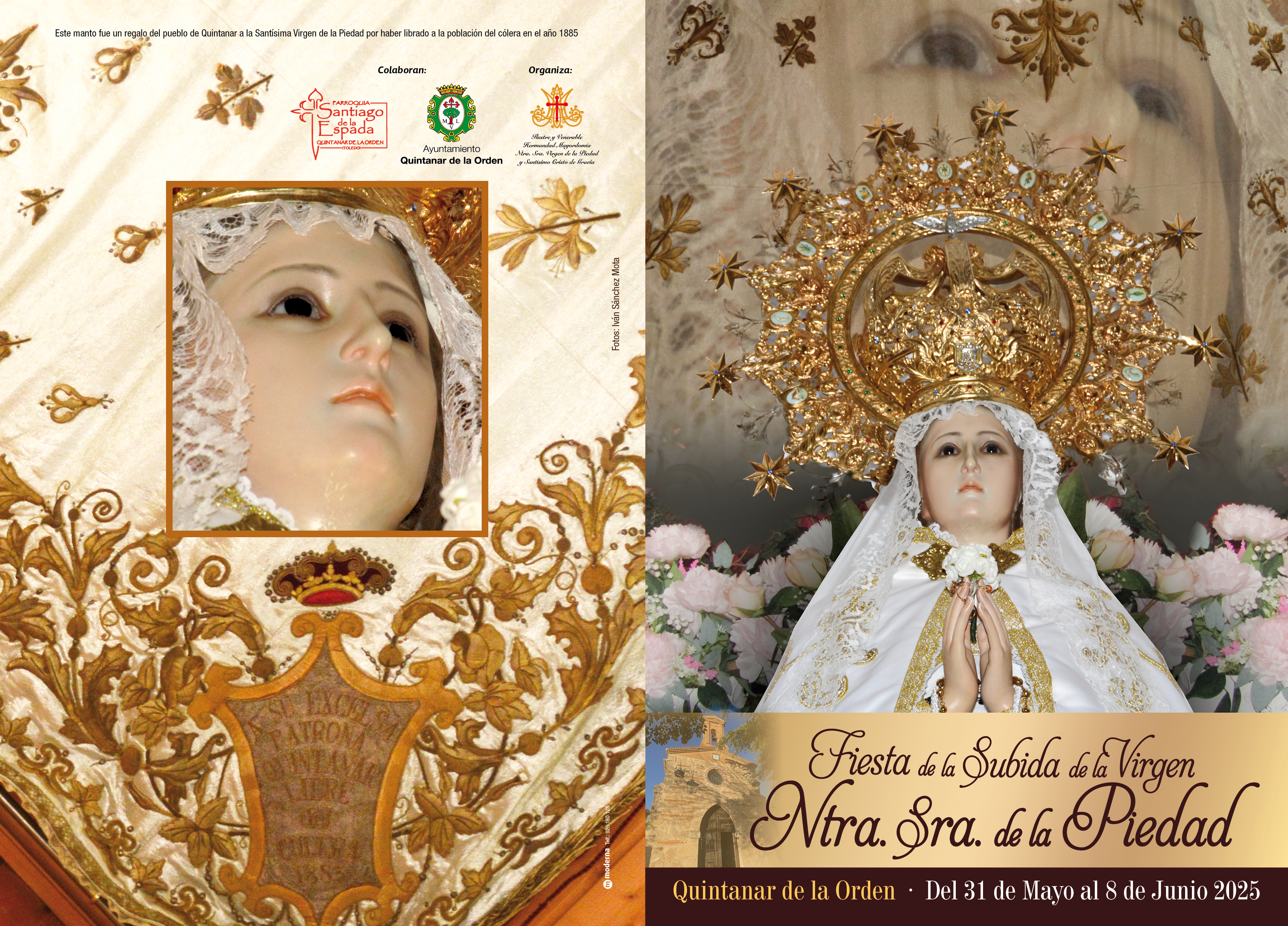 Fiesta Subida de la Virgen de la Piedad Quintanar de la Orden 2025