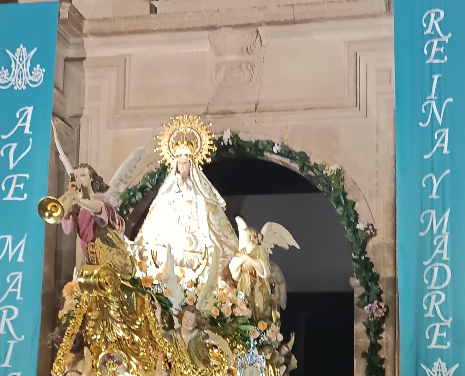 Virgen de la Piedad en las fiestas patronales de agosto 2025